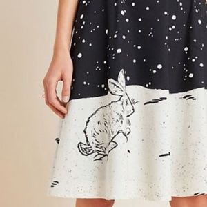 NWOT Anthropologie Bunny Wonderland Midi Skirt, Size S